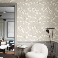 Murgall Lush Branches Peel and Stick Wallpaper Gray 44x508cm 1 Roll