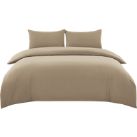 Duvet cover set-washlike-khaki 135*200CM+50*75CM*1