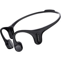 Mojawa Aerra Bone Conduction Sport Headphones, IP67 Waterproof Workout Earphones, Open-Ear, Wireless Bluetooth with Mic, Secure and Comfortable for Running and Cycling, Black