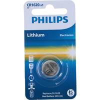 Philips CR1620/00B - lithium knopcelbatterij - 3 V compact laag zelfontladend