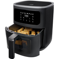 Fritel Airfryer SnackTastic® 7520 - Heteluchtfriteuse - 6 L - 1500 W - 8 programma’s - Voor 2 tot 6 personen - Touchscreen - Verlicht kijkvenster - PFAS-vrij