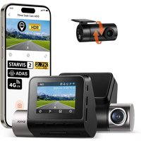 70mai 2.7K Dashcam Voor en Achter A510-1, 1944P+1080P Dual Dashcam met Sony STARVIS 2, HDR-nachtzicht, Slimme Autocamera met Ingebouwde GPS, 4G LTE, ADAS, 24-uurs Parkeermodus, Spraak- & App-bediening