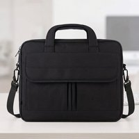Laptop Bag 15.6 Inch Large Laptop Bag Messenger Bag Briefcase Shoulder Bag Men Premium Waterproof Business Work Bag Messenger Bag for Travel Teacher University Work - Black, New Year Sale , Top gift picks