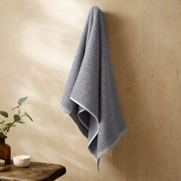 Yard Hand Towel Hebden Waffle Denim Blue 50x100cm
