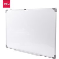 Deli Premium Magnetic Whiteboard 1200x1800mm - Silver Frame, Ideal for Home Office & Study, 1 Pack