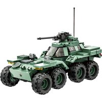 WANGE Articulated High-Mobility Armored Reconnaissance Vehicle 339 Pcs Building Blocks Set for Hobby Builders