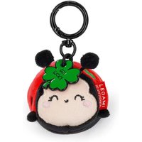 Mini Porte-cles Peluche Coccinelle Super Doux - Petit Pendentif de Sac - Peluche de Poche Mignonne Get Lucky - Cadeau Anniversaire