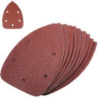 Silverline Hook & Loop Detail Sander Sheets 140mm 10pk 80 Grit
