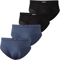 BAMBOO COOL Men's Underwear Briefs Mens Pants Breathable Comfort Soft 3D Pouch Knickers S (4Pack)