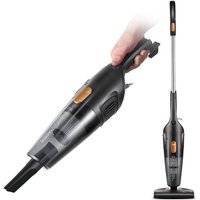 Deerma DX115C, 3-in-1 handstofzuiger met snoer, 600 W zuigvermogen, 15 kPa, HEPA- en sponsfiltratie, 1,2 l transparant stofreservoir, eenvoudige montage met slank ontwerp, tijdelijke aanbieding