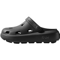 PUXI Cheese Clogs Reef Black Size 37-38 Unisex Minimalist Fashion