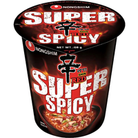NongShim Rode extra pittige noedels (beker) 68 g
