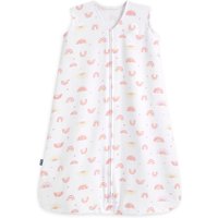 HALO® SleepSack® 100% Cotton Wearable Blanket Swaddle Transition Sleeping Bag TOG 0.5 0-6 Months Sunshine Rainbows