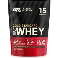 Optimum Nutrition Gold Standard 100% Wei-eiwitpoeder – 465 g – Double Rich Chocolate