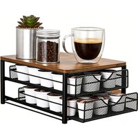 SRD 2-Tier Coffee Capsule Organizer (Black), New Year Sale , Top gift picks