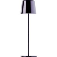 Brilliant Xaana Led Buitentafellamp 37 Cm, Zwart Verchroomd
