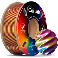 CAILAB 3D-printer Filament PLA Silk Driekleurig - Paars&Blauw&Geel