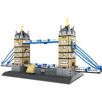 WANGE Tower Bridge-London,England 969 Pcs Building Blocks Set for Hobby Builders