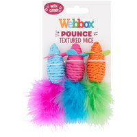Webbox Pounce Textured 3 Mice