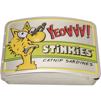 Yeowww! Stinkies Sardines Trio – 100% Organic Catnip-Filled, Chew & Play Toy
