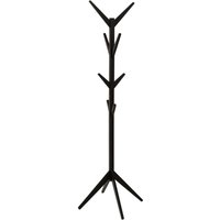 5five Houten Kapstok - Zwart, 8 Haken, 173 cm