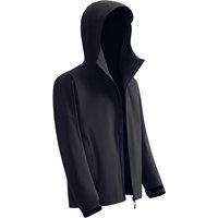 ochama 【Pangolin 500 Series】 Stretchy Soft Shell Jacket Unisex in Obsidian Black M