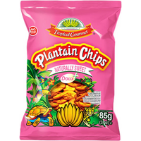Tropical Gourmet extra zoete bakbanenchips 85g