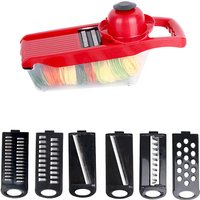 BJ Red Multifunctional Vegetable Cutter with a Box