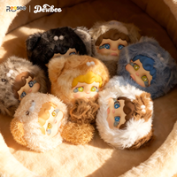 Blind box pluche hangend accessoire met kattenhaar