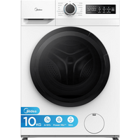 Midea MF110W100BA10/W 10kg 1400rpm Freestanding Washing Machine - White - A Rated