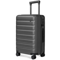 NINETYGO Rhine 2.0, Cabin suitcase, 100% hard shell PC, Airline certified, 20-inch suitcase, 56 x 38.5 x 23 cm, Suitable for 3-5 day trips, Double spinner wheels, TSA lock, Gray, 20-inch - New arrival