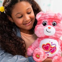 Care Bears Colour Splash Love-A-Lot Bear Plush Soft Toy