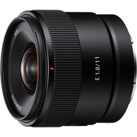 Sony E 11 mm F1.8 / APS-C groothoek vast brandpunt objectief (SEL11F18)