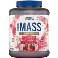 Applied Nutrition Critical Mass Professional Weight Gain Support White Chocolate Raspberry Powder Flavour - 2.4kg
