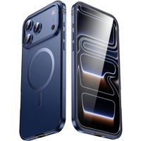 IM-CHENiPhone 17 Pro Max Case, Alloy Frame, Original Color,MagSafe Magnetic Version,blue, 1 Piece