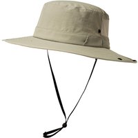 TOP-EX Wide Brim Bucket Sun Hat for Summer Fishing Hiking with Detachable Strap & Vented Mesh M/L Grey
