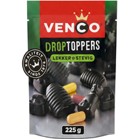 Venco Droptoppers Lekker & Taai - 225 g
