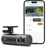 70mai Dashcam M200, 1080P HDR Frontcamera met Sony STARVIS 2 IMX662, verbeterd nachtzicht, F1.8 diafragma, MaiColor Vivid+ Solution, WiFi & spraakbesturing