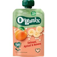Organix Knijpfruit haver abrikoos banaan 12 m+ 100 g