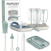Momcozy 7-in-1 Portable Bottle Cleaning Brush Set - Momcozy 7-in-1 Portable Bottle Cleaning Brush Set LS001 (Green, 1 Set, for Europe Market)