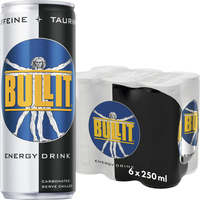 Bullit Energy Drink - 6 x 250 ml