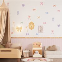 Murgall collectie kleine strikjes muursticker 180 x 250 cm 1 vel