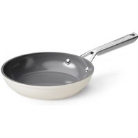 naturepan DiamondTitan Ceramic Frying Pan 24cm, Non-Stick Coating, PFAS/PFOA/PTFE-Free, Suitable for All Hobs, Oven Safe, Cool-Touch Handles, Milky White