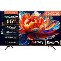 Coocaa 55"CRUG50 Direct LED 4K HDR Smart Roku TV-55CRUG50ZUK(HDR10,Dolby Audio)