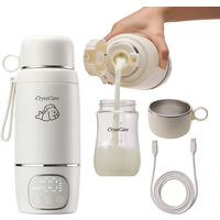 Draagbare Baby Melkwarmer (Speciaal voor op Reis) - 500 ml Grote Capaciteit, Ondersteunt Borstvoeding en Waterverwarming; Integreert Verwarmings-, Warmhoud- en Desinfectiefuncties; 800W Hoog Vermogen Output voor Snelle Verwarming; Uitgerust met 16000mAh Grote Capaciteit Batterij, Lange Batterijduur.