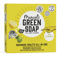 Marcel's GREEN SOAP vaatwastabletten grapefruit & limoen 25 stuks