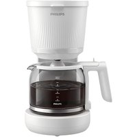 Philips 3000 Series filterkoffiezetapparaat HD7411/00 - 1.25 Liter, Glazen Kan, Warmhoudmodus, Permanent Filter, Druppelstop - wit