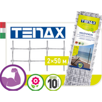 Tenax Millennium Kunststof Omheining - 2 x 50 m, Zilver