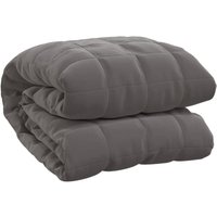 VidaXL zware deken - 200 x 200 cm, grijs, 13 kg