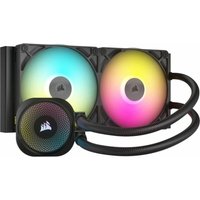 Corsair iCUE LINK TITAN 280 RX RGB - vloeistofkoelsysteem met processor-radiator van 280 mm - voor Intel LGA 1871, 1700 en AMD AM5, AM4 - 2x iCUE LINK RX120 RGB-ventilatoren - koper, aluminium - zwart
